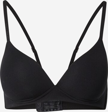 SCHIESSER T-shirt Bra in Black: front