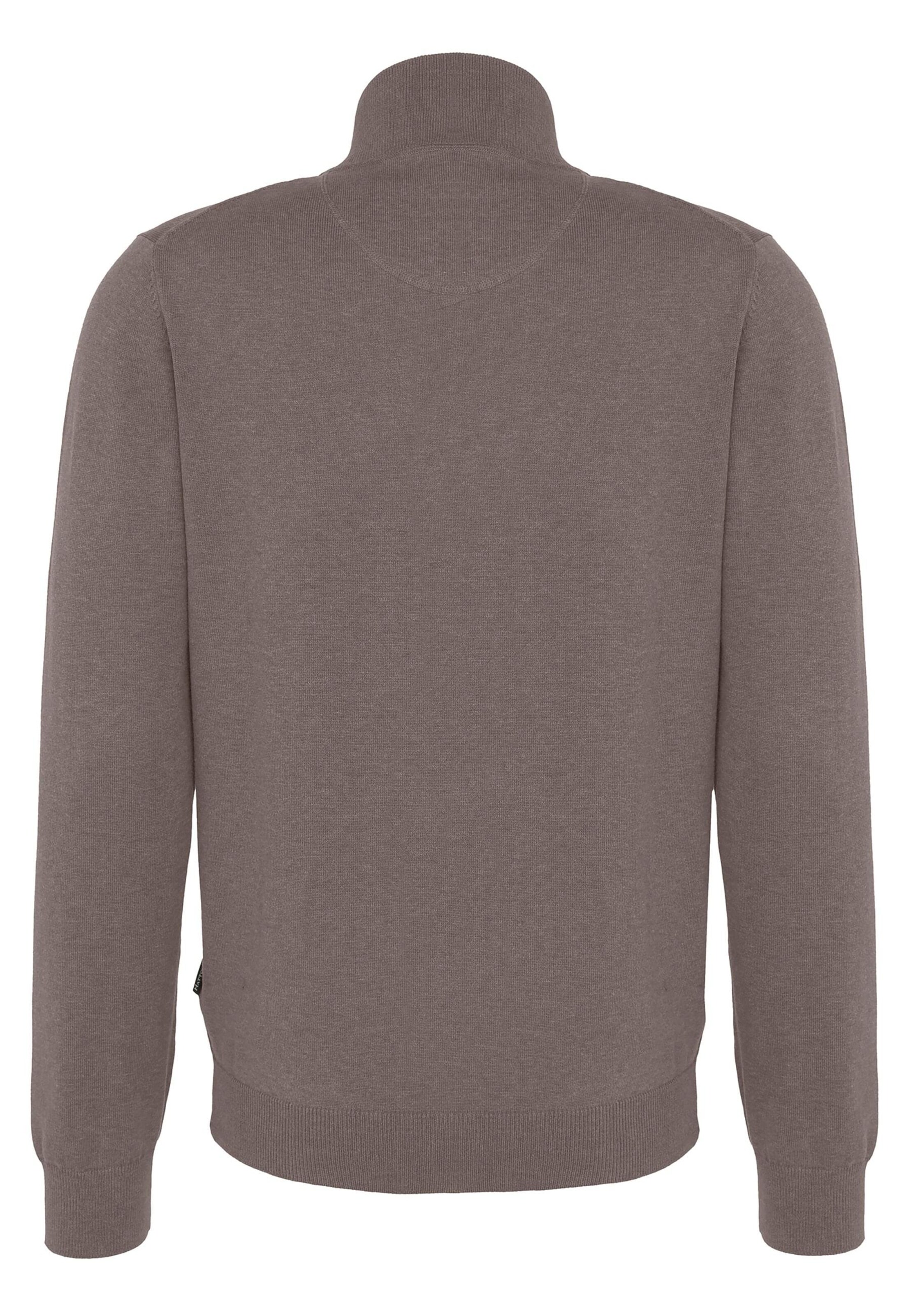 FYNCH-HATTON Regular Fit Cardigan i brun