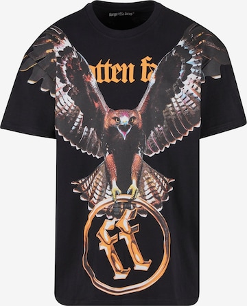 Forgotten Faces T-Shirt 'Head On Hawk' in Schwarz: Vorderseite