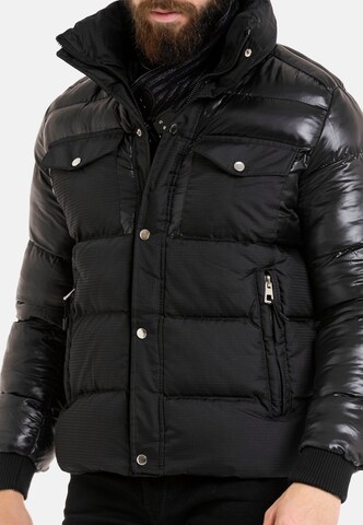 CIPO & BAXX Steppjacke in Schwarz