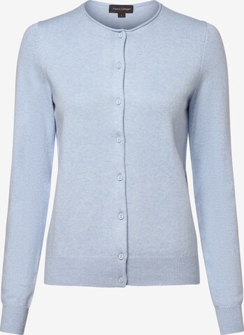 Cardigan Franco Callegari en bleu : devant