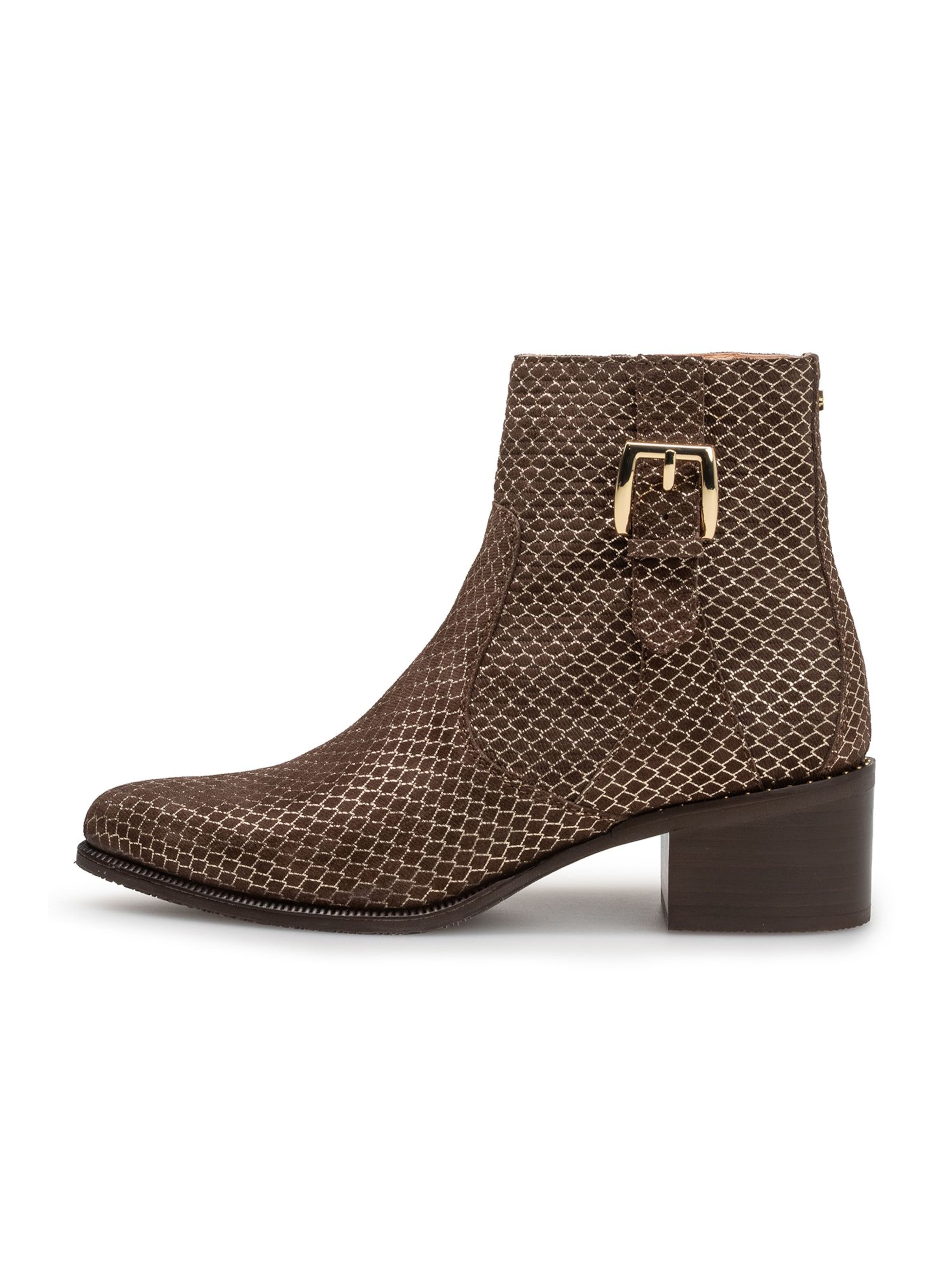 Ankle boots 'EVI 05' di Floris van Bommel in marrone: frontale