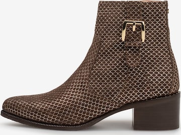 Floris van Bommel Enkellaarsje 'EVI 05' in Bruin: voorkant