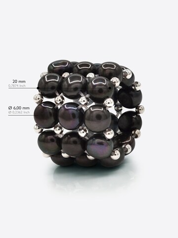 Bague 'TUILERIES' Ateliers Saint Germain en noir