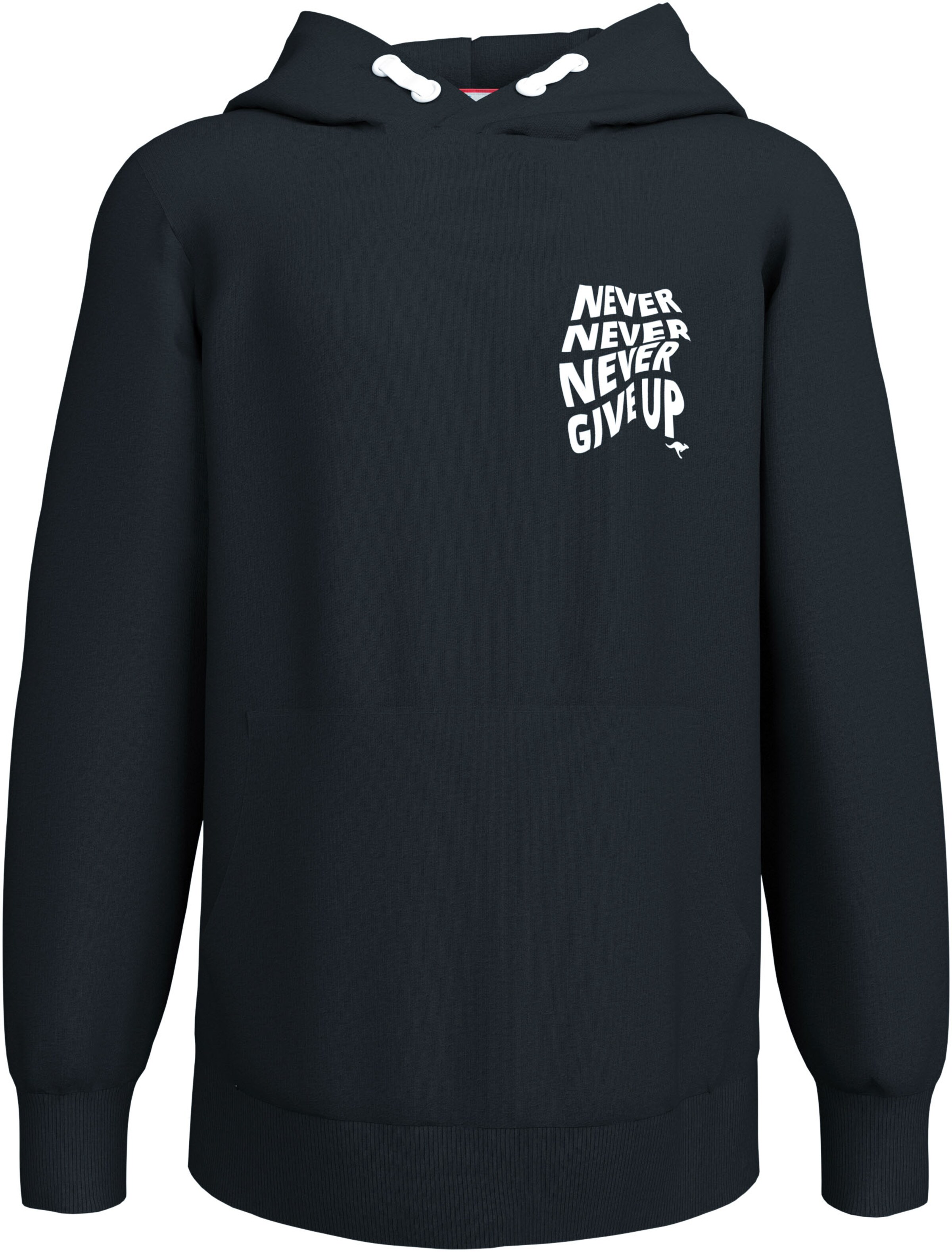KangaROOS Sweatshirt in Black: front