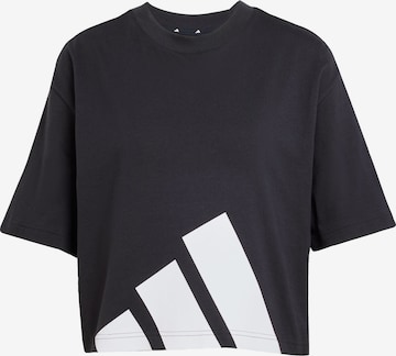 ADIDAS SPORTSWEAR Функциональная футболка 'Essentials' в Черный: спереди