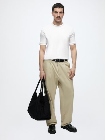 BOSS - Camisa 'H-Tessler 195' em branco