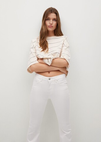 Flared Jeans di MANGO in bianco