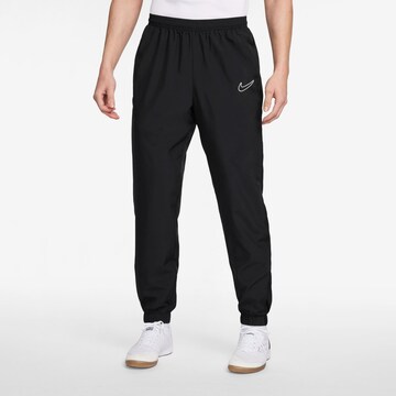 NIKE Tapered Sporthose 'Academy25' in Schwarz: Vorderseite