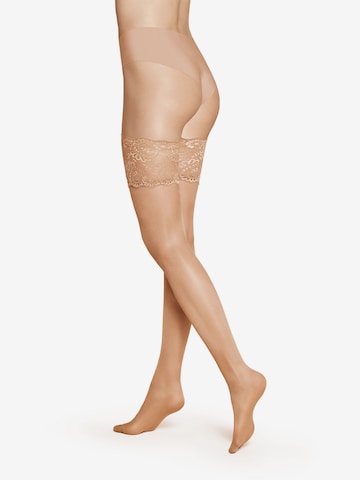 KUNERT Feinstrümpfe 'Satin Look 20' in Beige: Vorderseite