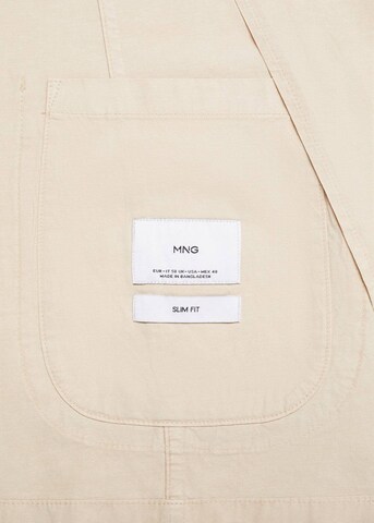 MANGO MAN Regular fit Suit Jacket 'Delave' in Beige