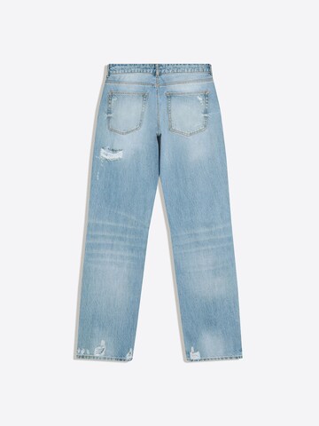 Bershkaregular Traperice - plava boja