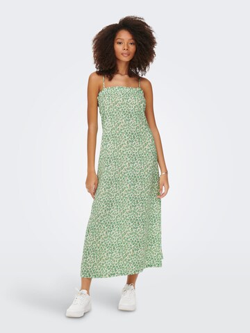 ONLY Summer Dress 'Holly' in Green