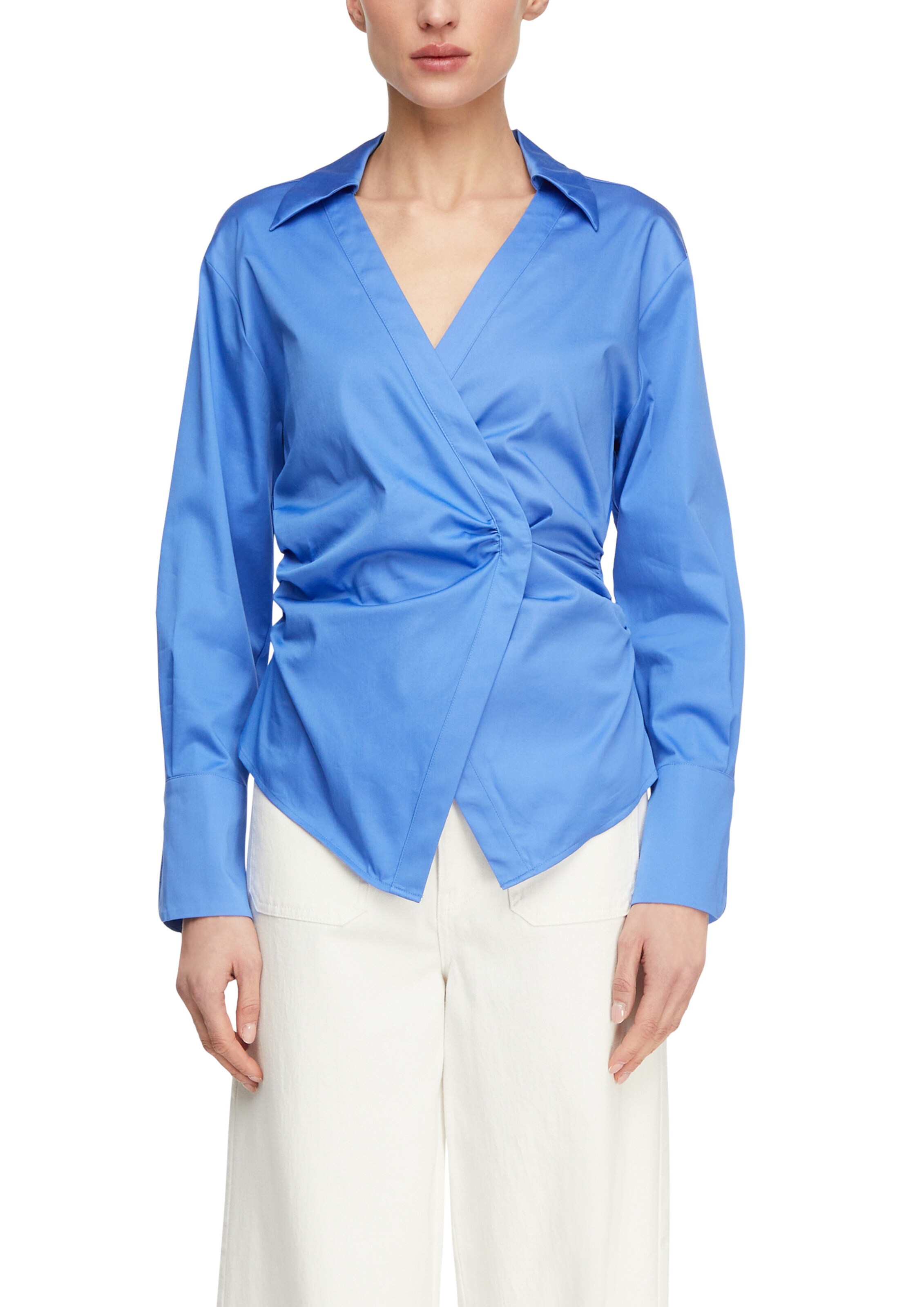 COMMA Bluse in Blau