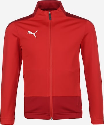PUMA Спортивная куртка в Красный: спереди