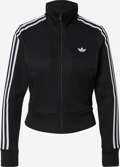 Kardiganas 'FIREBIRD' iš ADIDAS ORIGINALS, spalva – juoda / balta, Prekių apžvalga