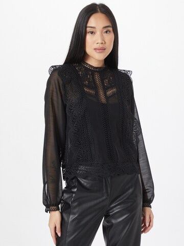 Q/S by s.Oliver Blouse in Black: front