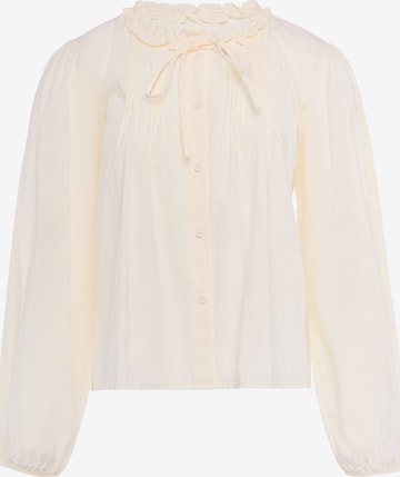 IZIA - Blusa em bege: frente