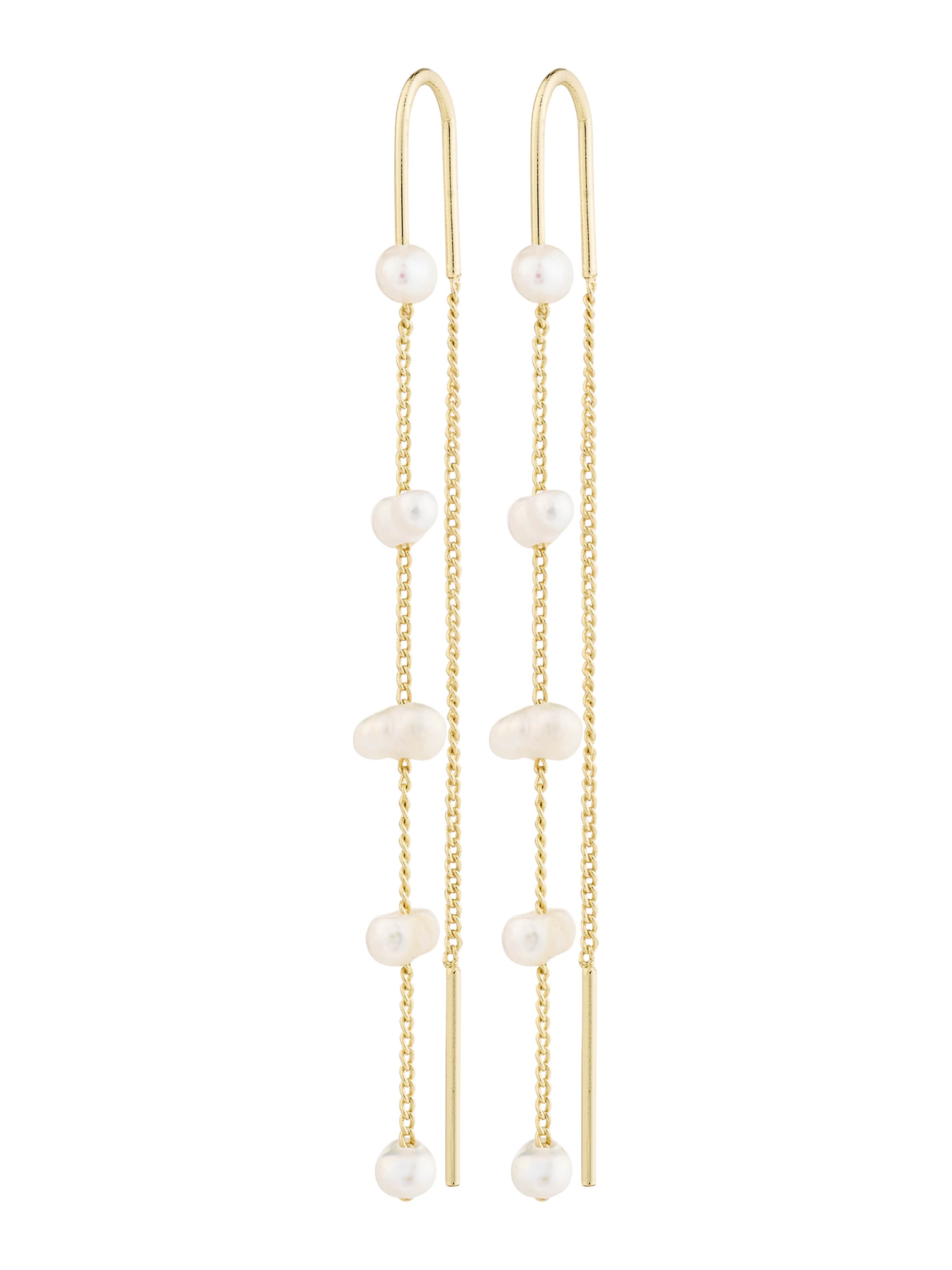 Pilgrim Kõrvarõngas 'Zenaia', värv Kuld: eest vaates