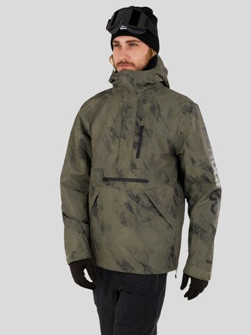 Fundango Outdoorjas 'Tilbury ECO' in Groen: voorkant