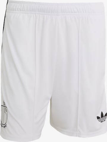 Regular Pantalon de sport 'Belgium 26 Away' ADIDAS PERFORMANCE en blanc : devant