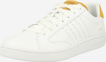 K-SWISS - Sapatilhas baixas 'Lozan Klub' em branco: frente