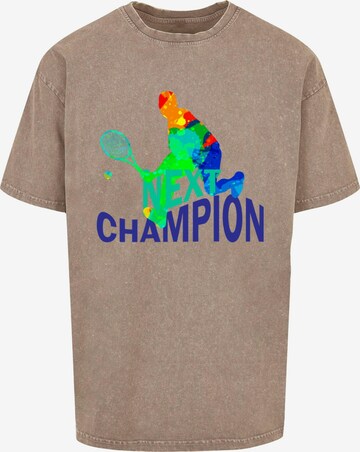 Merchcode Shirt 'Next Champion' in Green: front