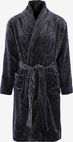 HOM Long Bathrobe in Grey: front