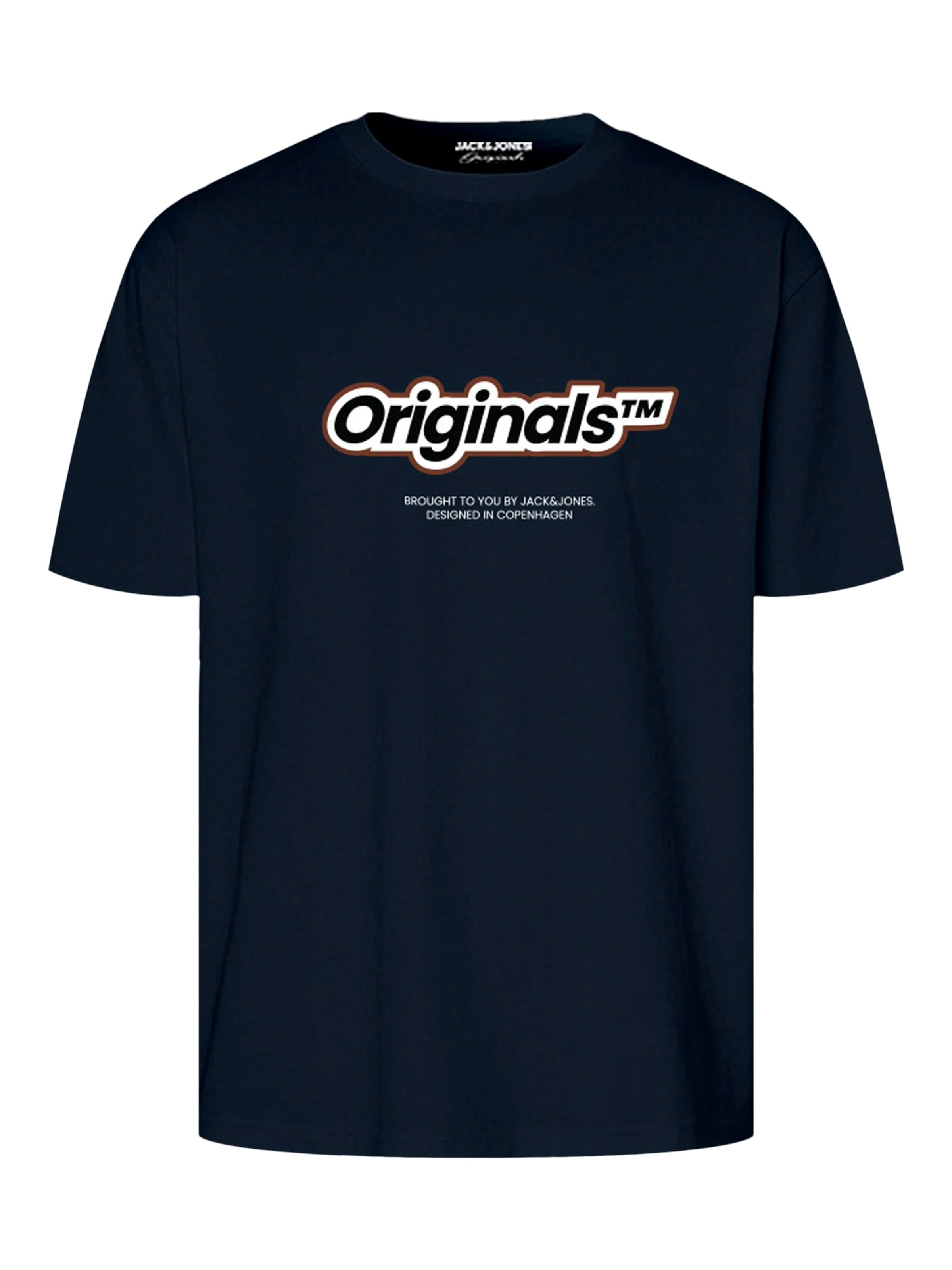 JACK & JONES Tričko 'JORVESTERBRO NEWTON' – modrá