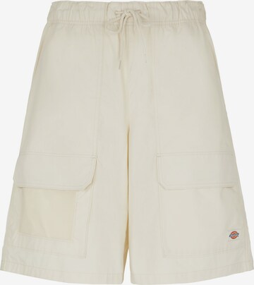 Loosefit Pantalon cargo 'FISHERSVILLE ' DICKIES en blanc : devant