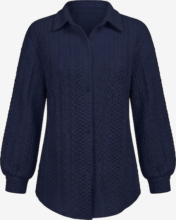 Usha Shirt in Blauw: voorkant