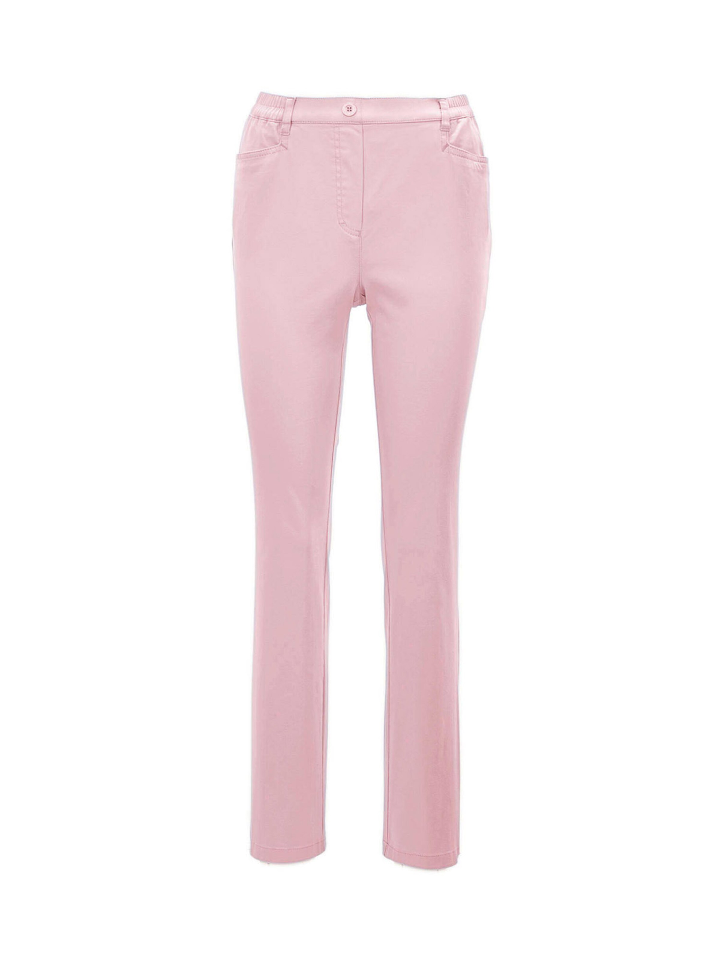 Goldner Regular Broek 'Martha' in Roze: voorkant
