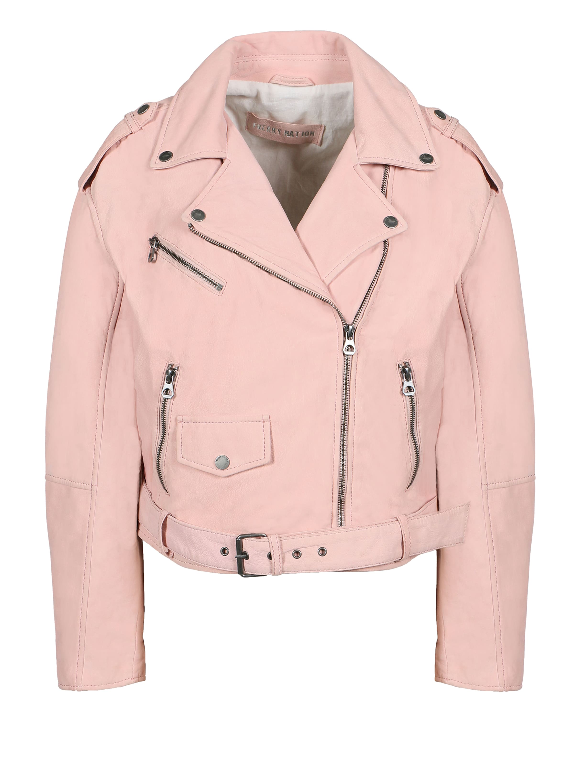 FREAKY NATION Kurtka przejściowa &#x27;Felia&#x27; w kolorze różowy: przód