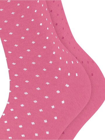 ESPRIT Socken 'Fine Dot 2-Pack'‌ in Pink