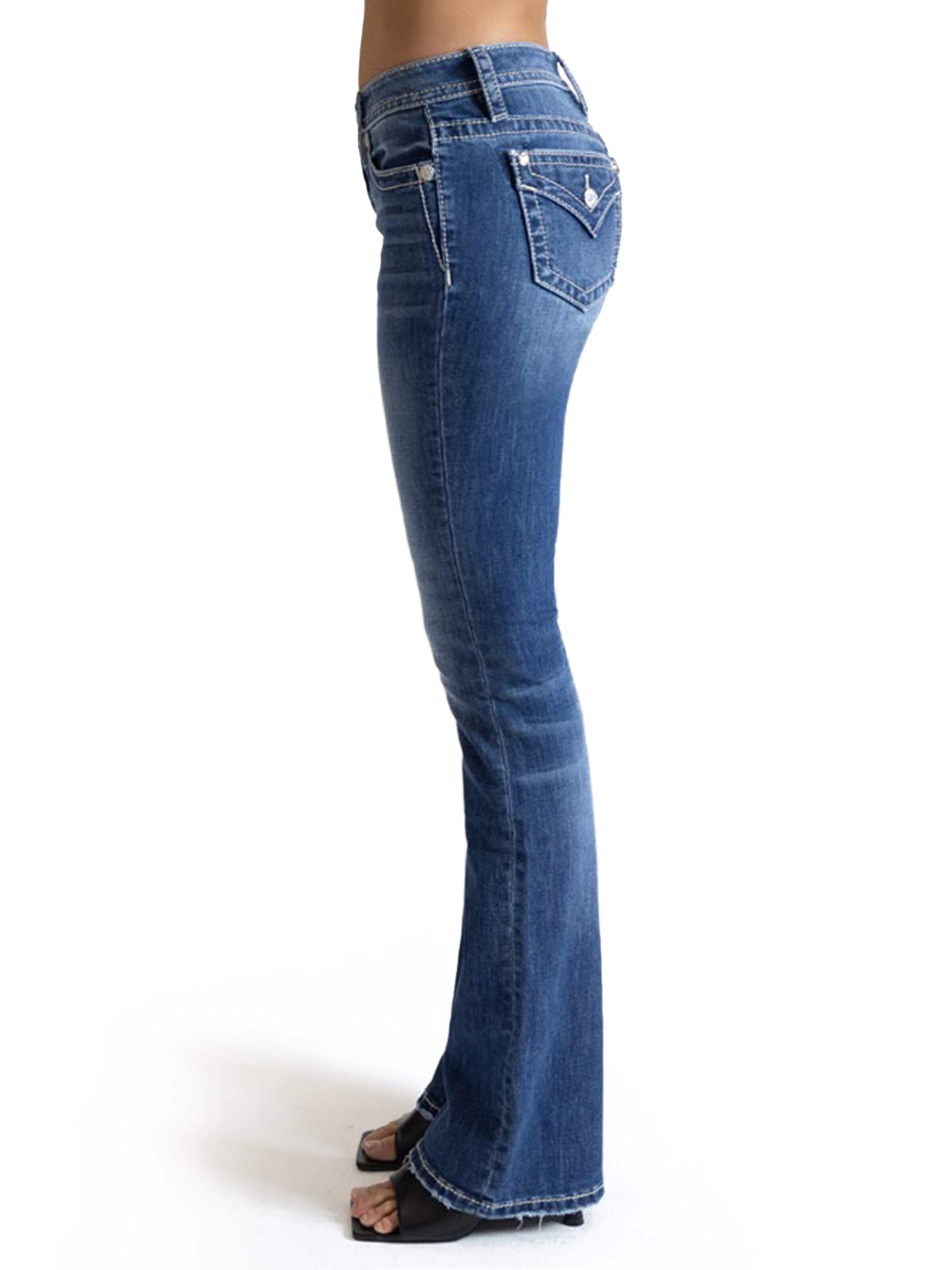 Miss Me Bootcut Jeans in Blauw