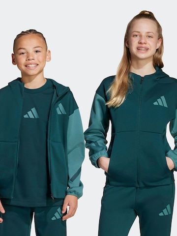 ADIDAS SPORTSWEAR Sportovní mikina 'Z.N.E.' – zelená: přední strana