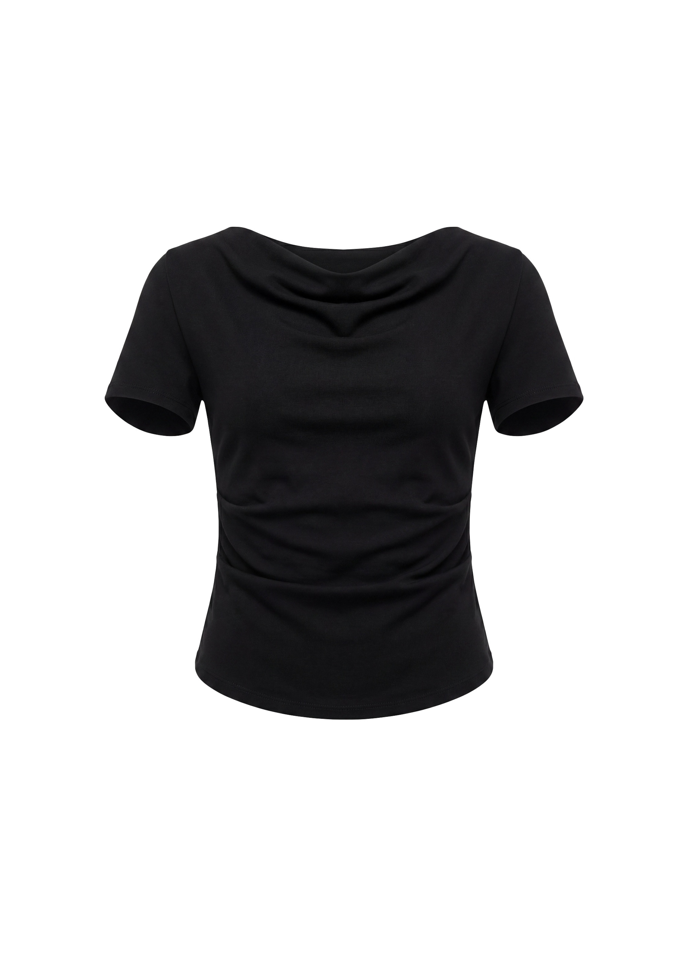 faina - Camiseta en negro: frente
