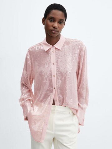 MANGO Bluse 'Tate' in Pink: predná strana