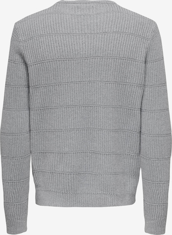 Only & Sons Pullover 'MARSHALL' in Grau