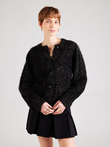 Fabienne Chapot Strickjacke 'Kitty' in Schwarz: Vorderseite