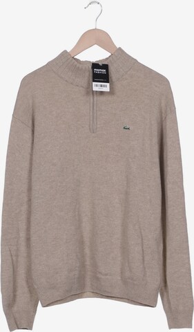 LACOSTE Pullover XL in Beige: predná strana