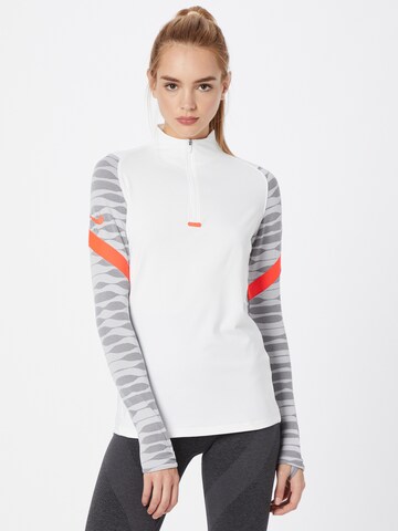 NIKE Funktionsshirt 'Strike' in Weiß: Vorderseite
