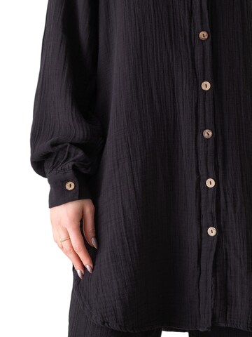 WENOR Bluse 'Noura Modest' in Schwarz