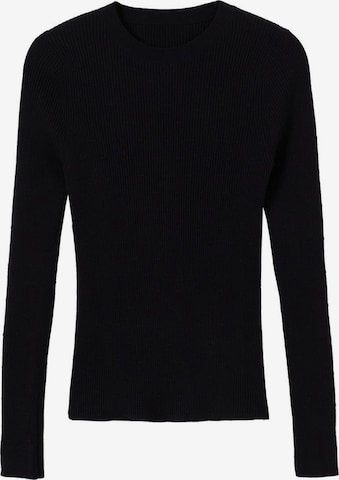 MANGO Pullover 'Edurne' in Schwarz: predná strana