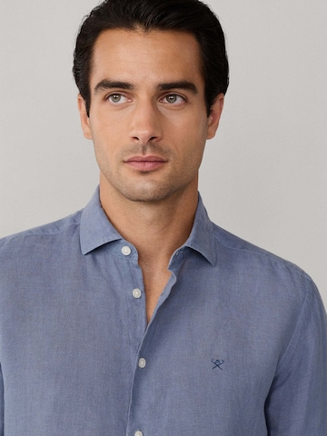 Hackett London Regular Fit Hemd 'ESS' in Blau