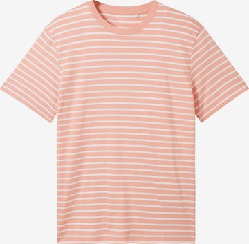 T-Shirt TOM TAILOR en orange : devant