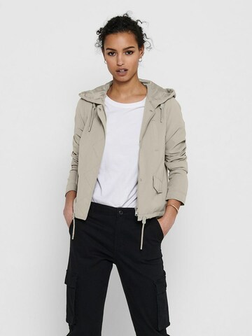 Veste mi-saison 'Skylar' ONLY en gris : devant