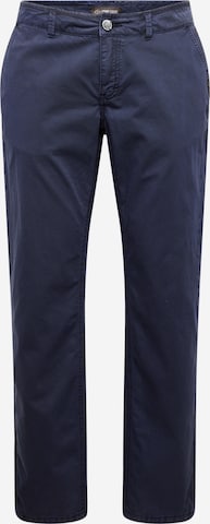 CAMP DAVID רגיל מכנסי צ'ינו בכחול: מלפנים
