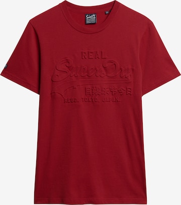 Superdry Shirt in Rood: voorkant