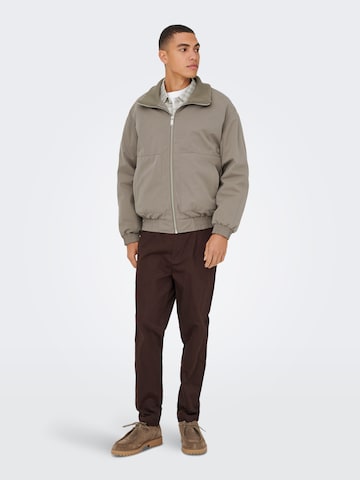 Only & Sons Winterparka in Beige